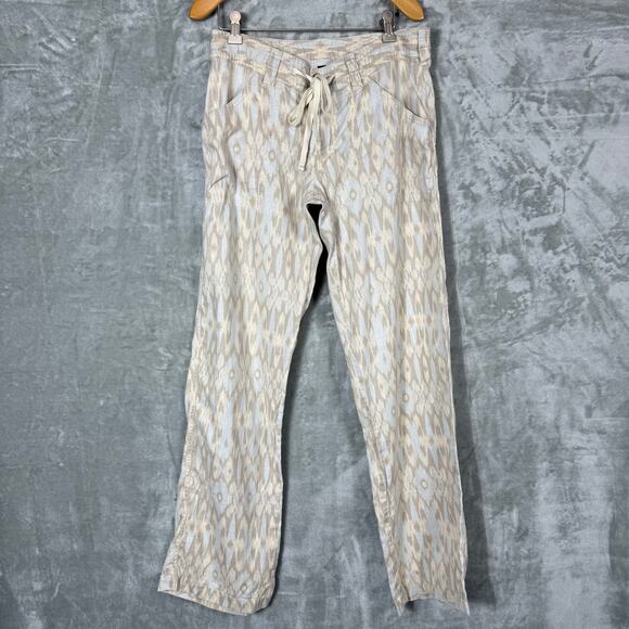 Patagonia Island Hemp Pants Womens 10 Low rise Printed - Picture 2 of 14